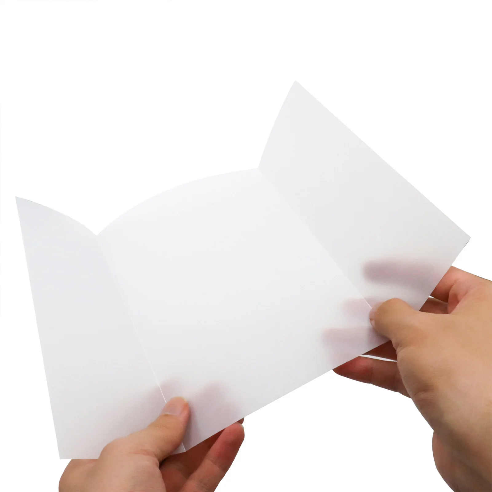 50PCS Translucent Paper Envelopes Prefolding Simple Style Envelopes for Letters Important Files Storage