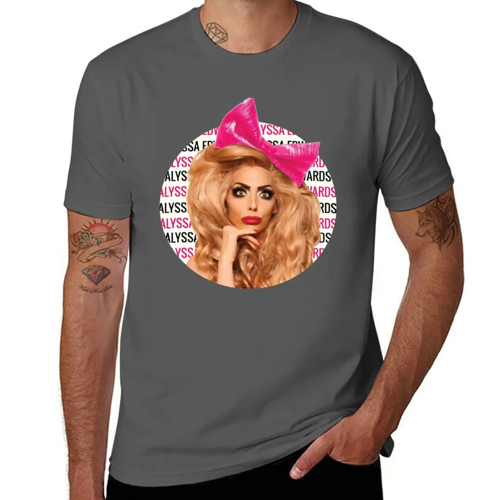 New Alyssa Edwards T-Shirt funny t shirt summer tops custom t shirts Short sleeve tee men