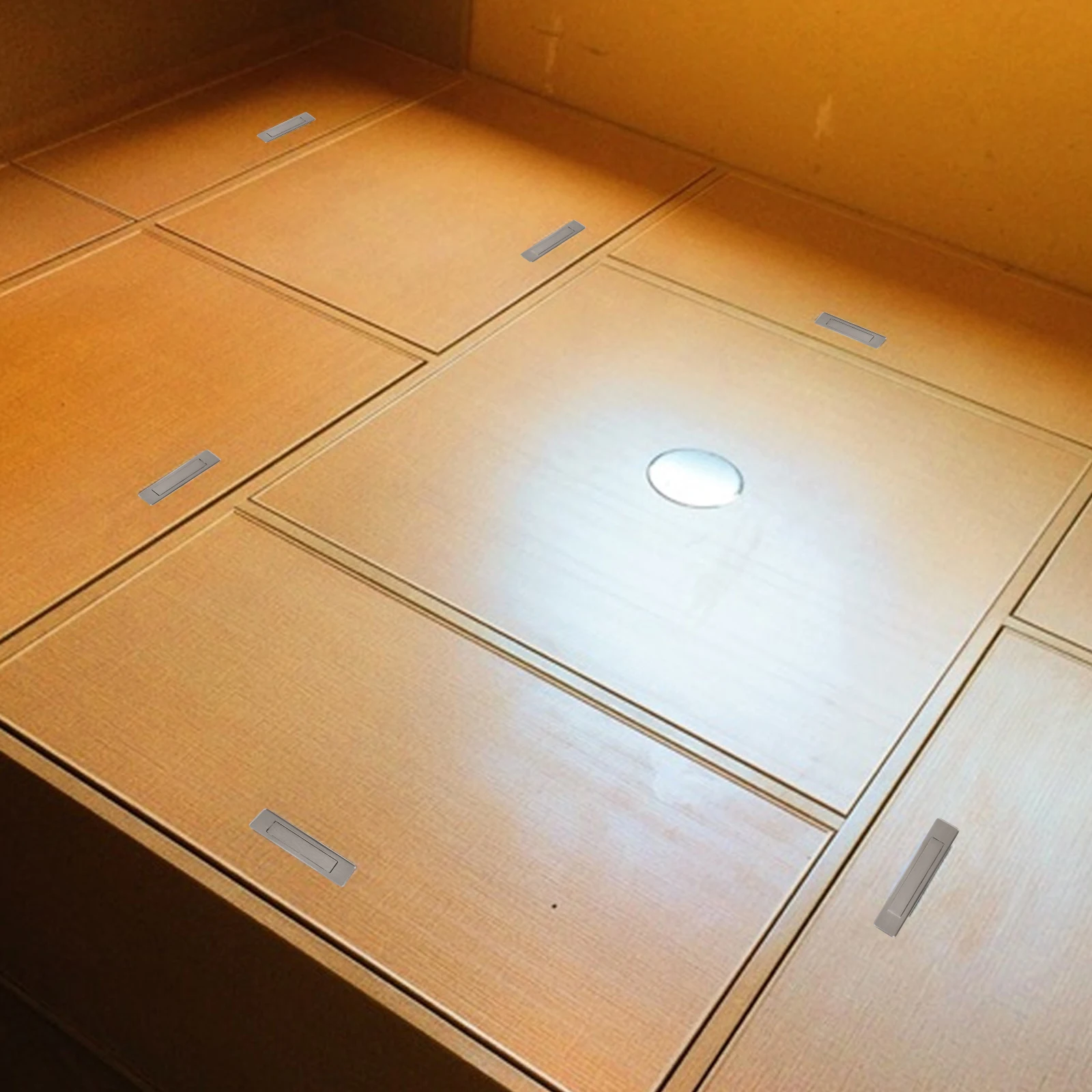 

Hidden Cabinet Handle Metal Drawer Pull Practical Sturdy Space Saving Convenient Use Excellent Durability Decorative Home