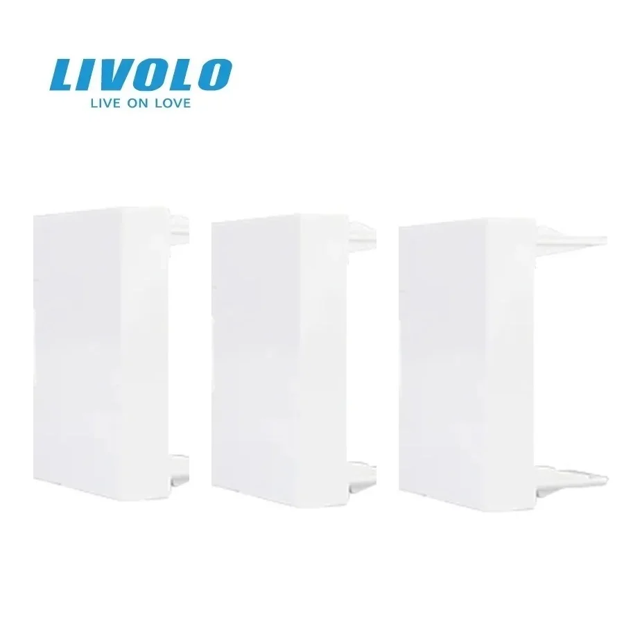 

Функциональный ключ Livolo, из пластика, внутренняя оболочка переключателя, пустая оболочка, без модуля панели, без металла, размеры: 22,5 мм * 45 мм