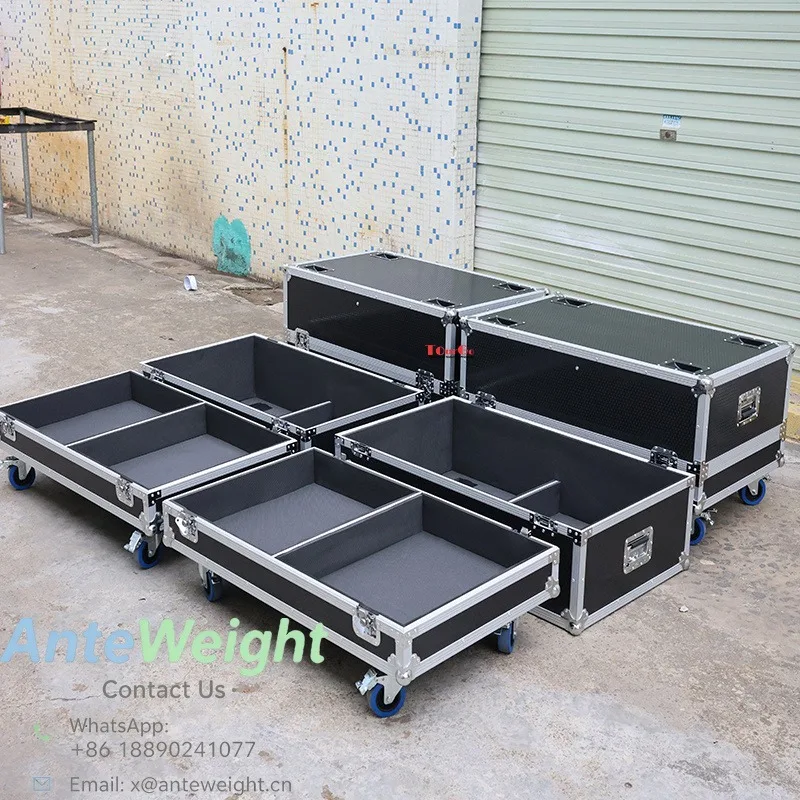 Customized Line Array Flight Case for  2 Monitor Speakers DB Technologies FMX 15