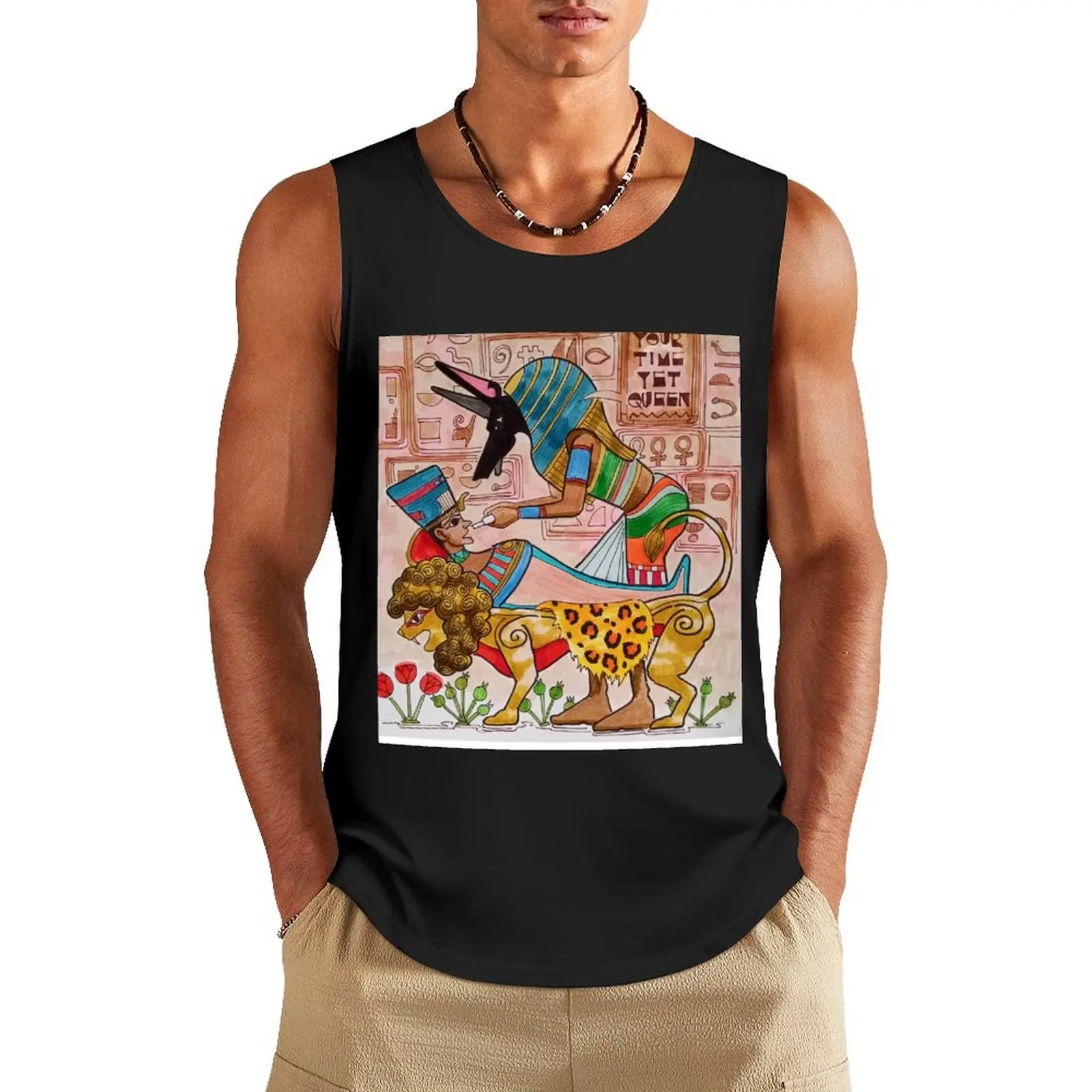 

Anubis Administering Narcan (Queen) Tank Top fitness Vest