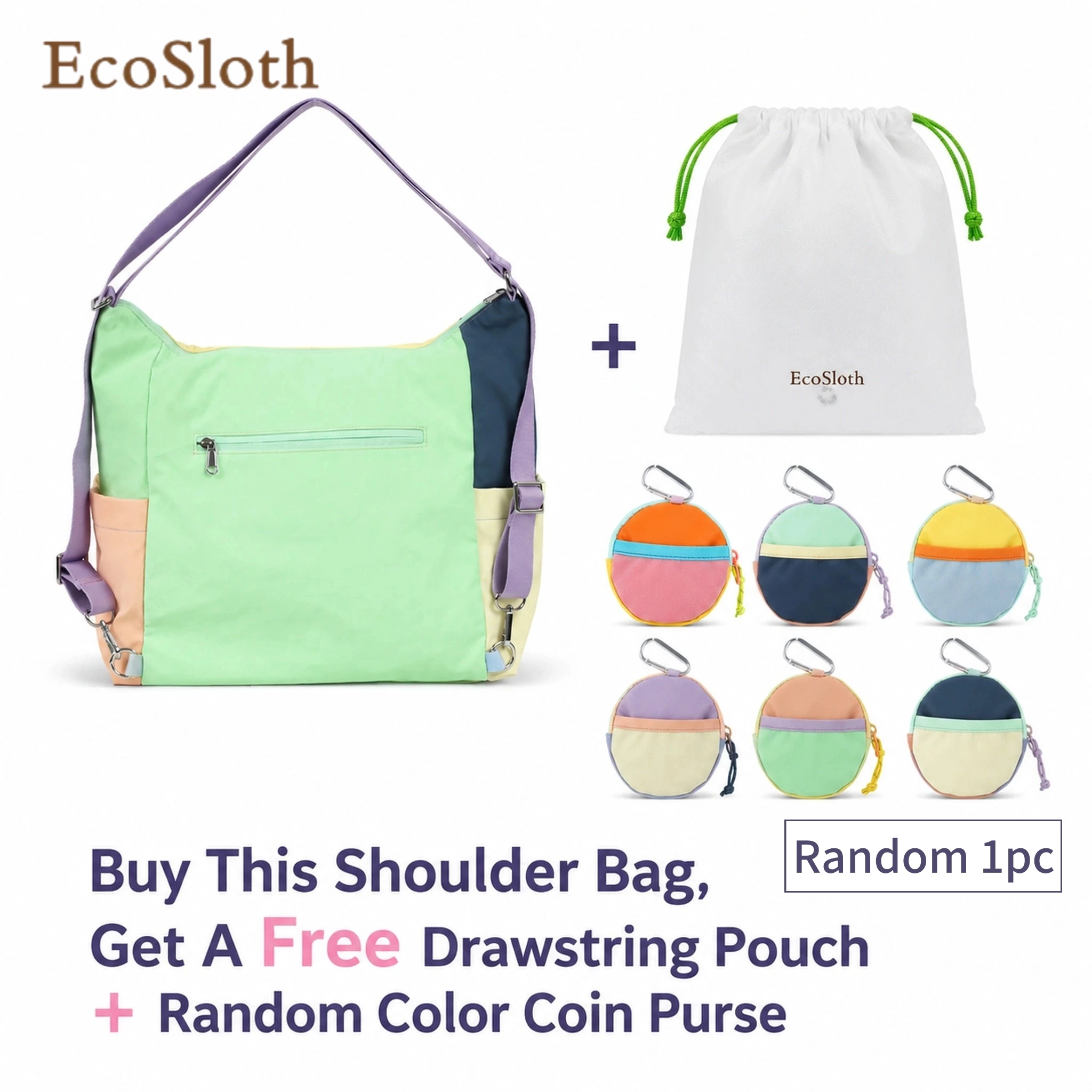 EcoSloth Womens 4-in-1 Versatile Travel Tote Duffle Bag & Backpack With Multi-pocket Versatile Bags For Outdoor School Work