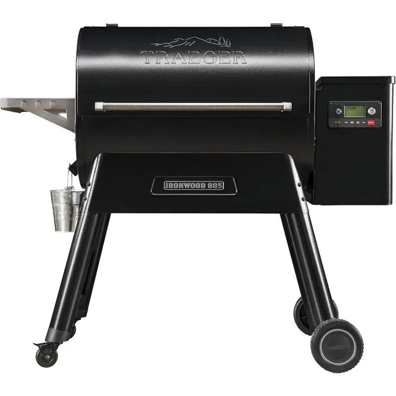 Traeger Grills Ironwood 885 Wood Pellet Grill and Smoker with Folding Front Shelf