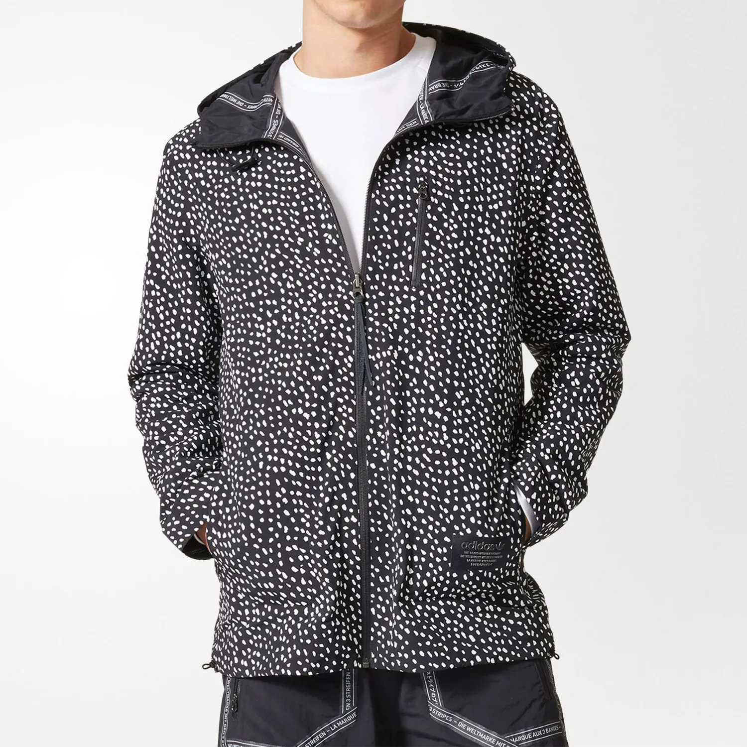 

Мужская спортивная куртка с капюшоном Adidas Originals Authentic Trefoil New Season BS2527