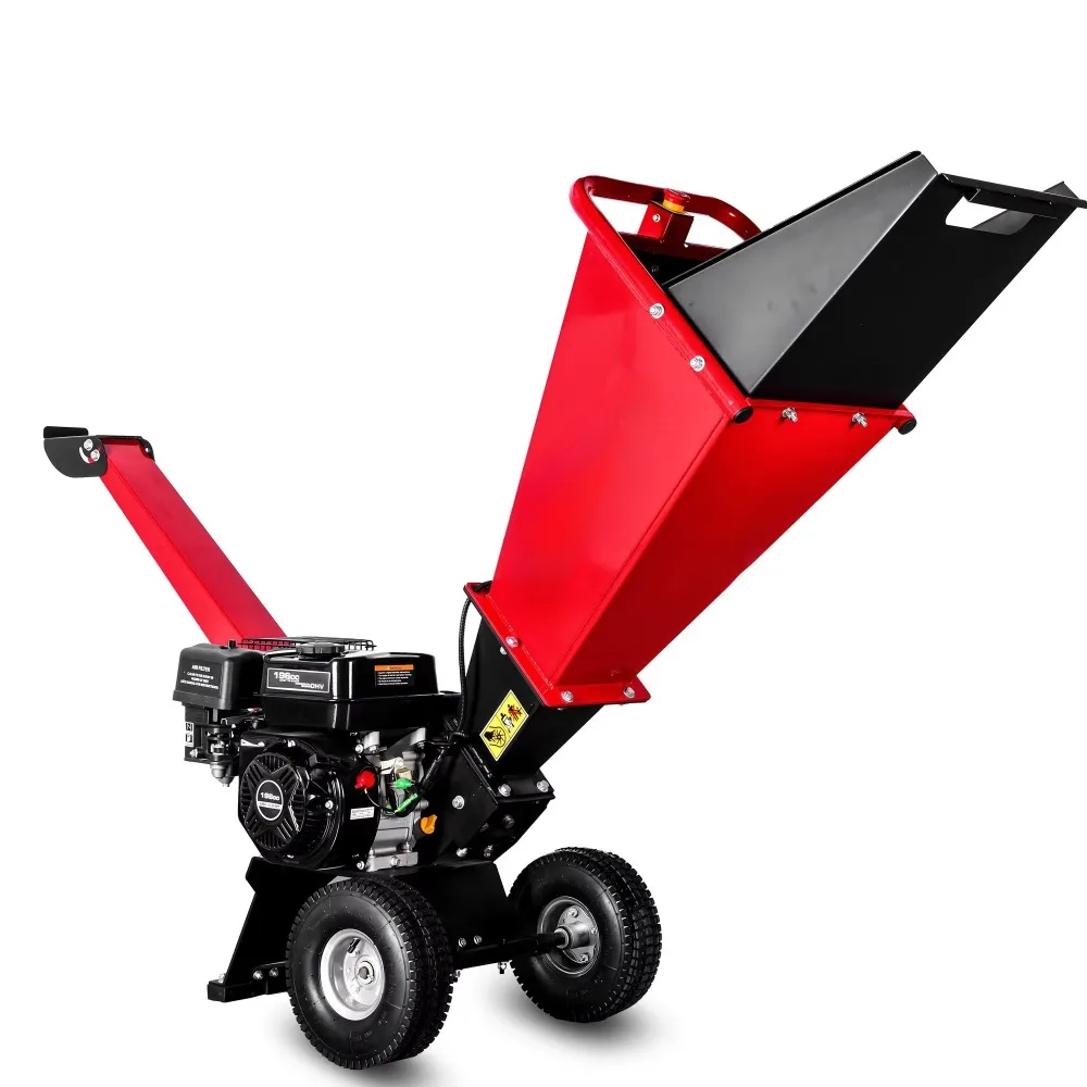 CE Certified 7HP 212cc Engine Wood Chipper/Shredder for Garden Farm Use 2 Max Chipping Diameter Core