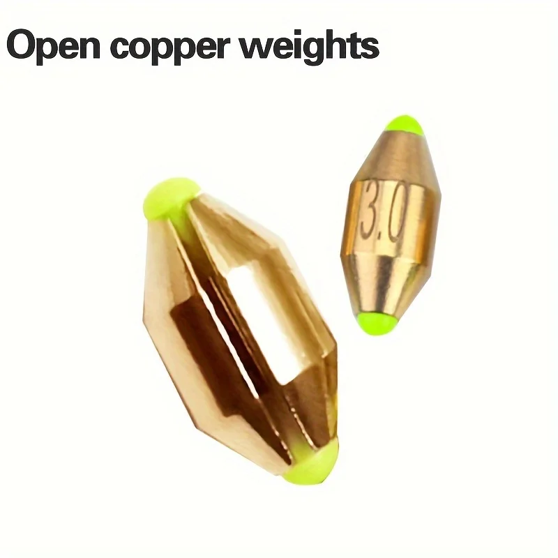 Fishing Copper Weights Sinker Kit Copper Fishing Weights Saltwater Fishing Gear Weights