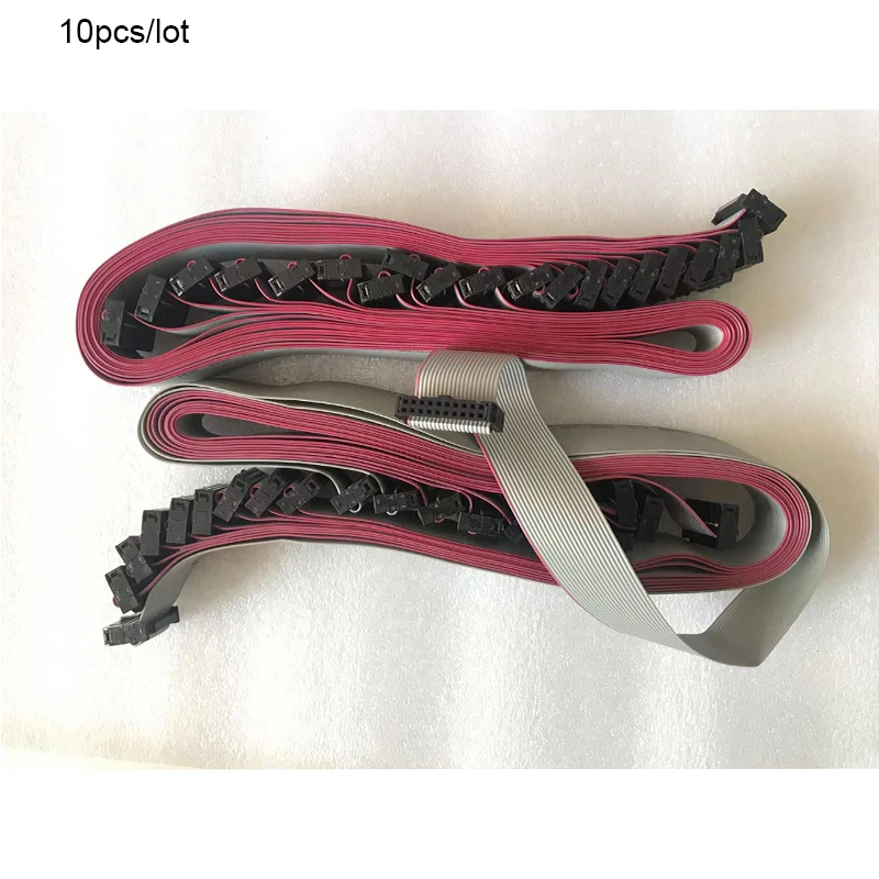 10 Pçs/lote 20Pin Cinza Cabo Plano 50cm Comprimento Cabo de Sinal Linha de Data