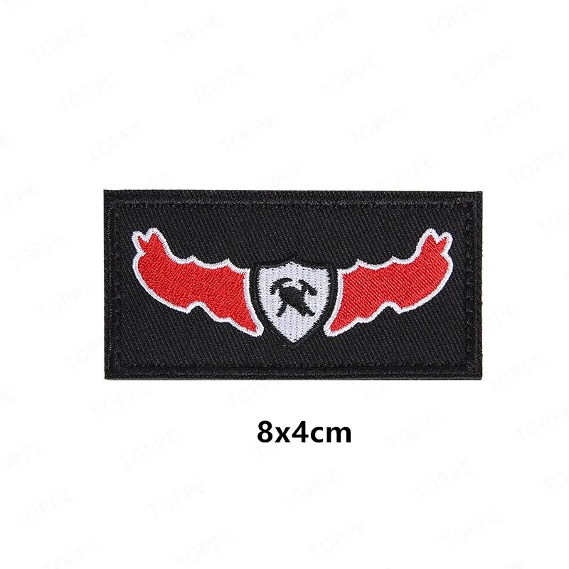 1PC Embroidery Israel fire fighters fire service Tactical Patches Clothes Armband Army Hook And Loop Emblem Israeli Badges