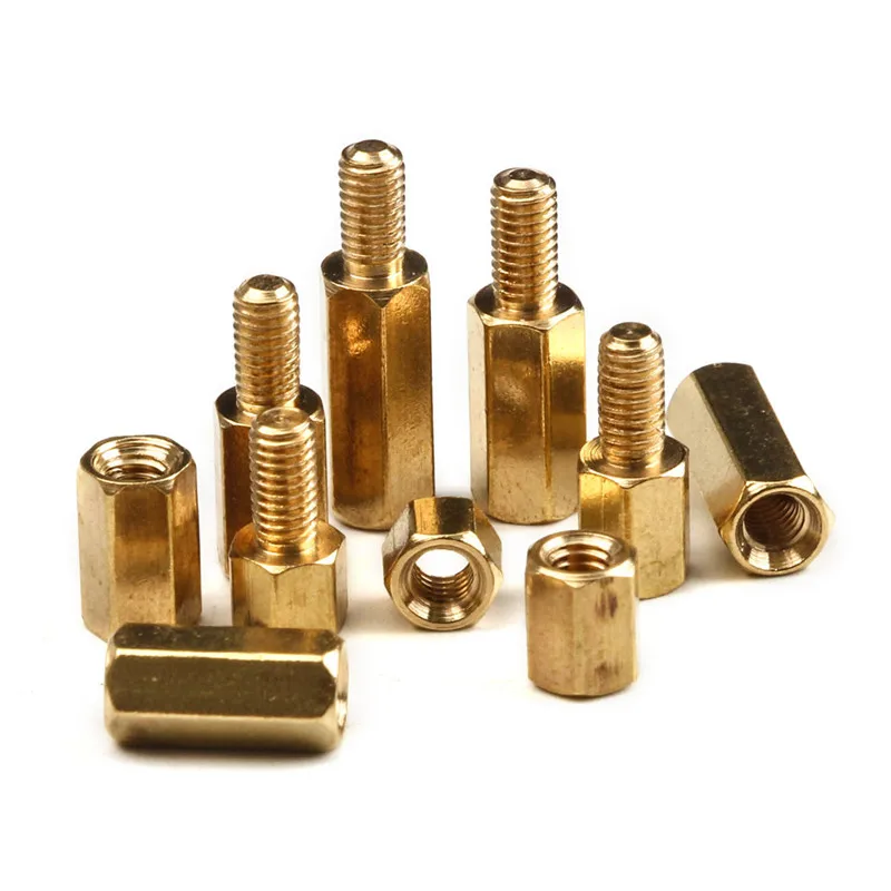 300/336Pcs M2/M3 Hex Head Copper Pillar Brass Standoff Spacer Screws Threaded Pillar Male/Female PCB Circuit Board Stand Off Kit