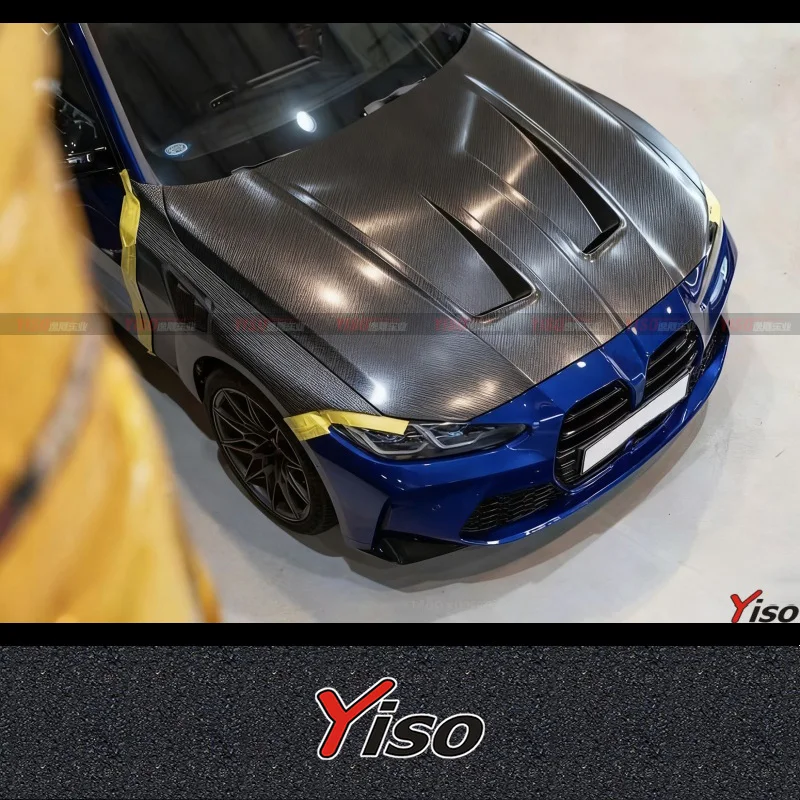 

Suitable for G80 M3 G82 M4 Alpha N models dry carbon fiber hood front hood and Aerodynamic kit engine hood