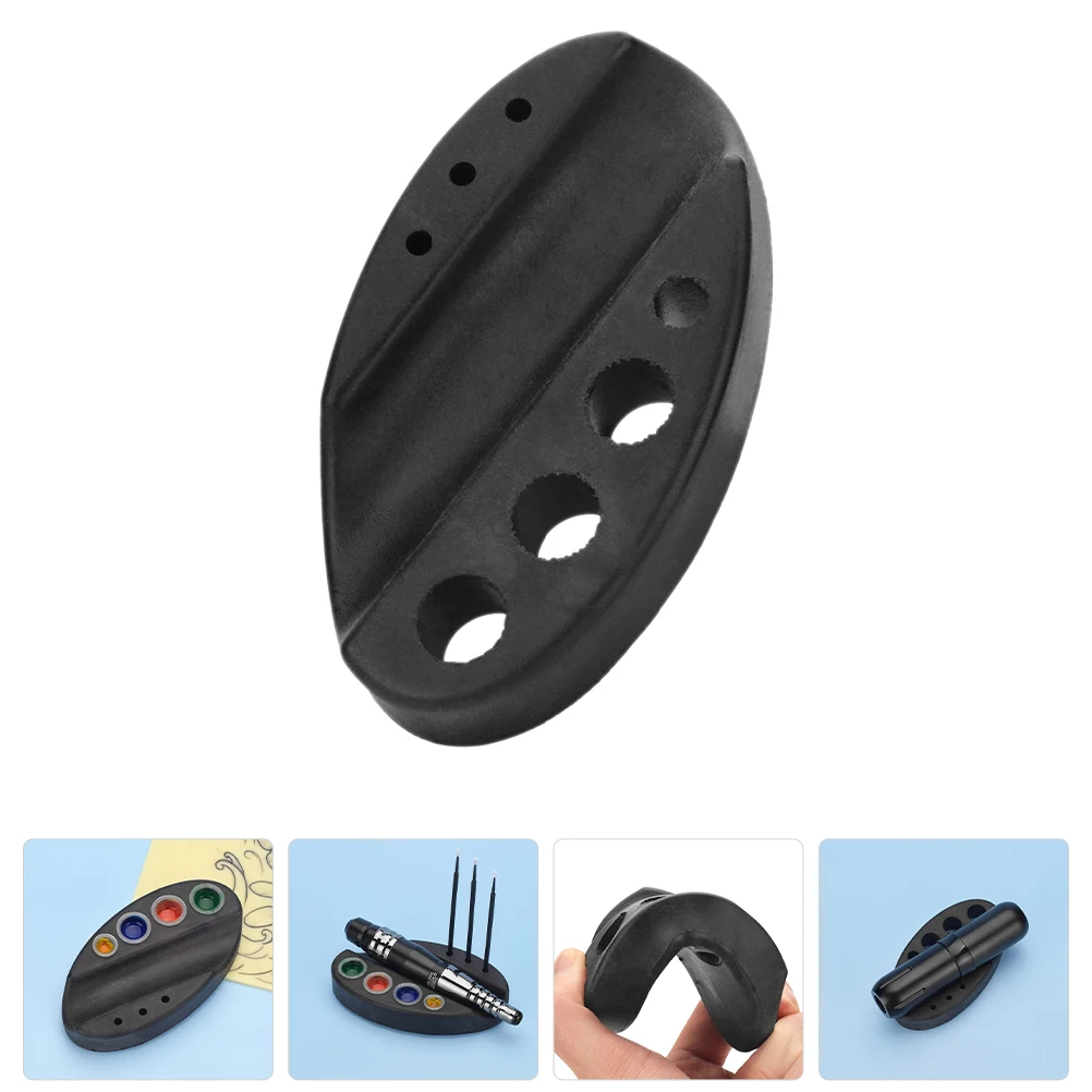 

Профессиональный силиконовый держатель для татуировок с несколькими сетками, держатель для чернил, пигментный кронштейн, подставка для тату-салонов, домашнего использования, прочный мягкий пигмент