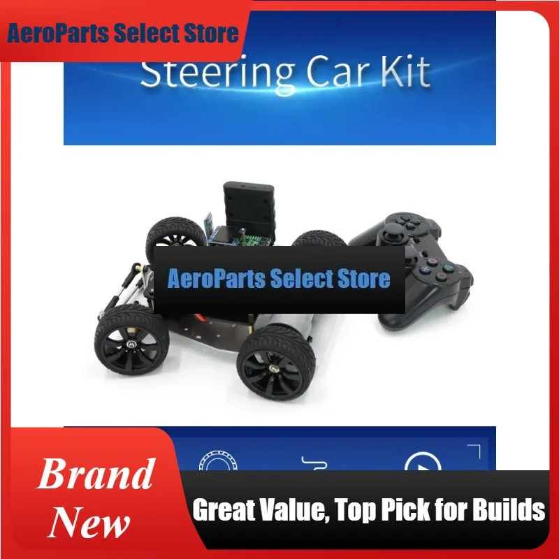 AeroPartsSteering Car Chassis Kit Remote Control STM32 Arduino
