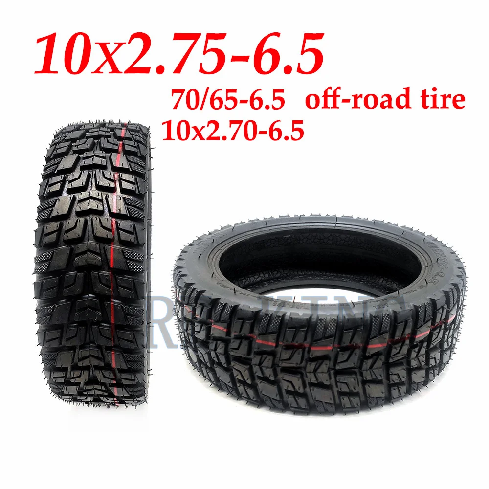 10x2.75-6.5 Tire 10X2.70-6.5 Universal 70/65-6.5 Off-road Tubeless Tyre for Electric Scooter 10 Inch Front and Rear Wheel Parts