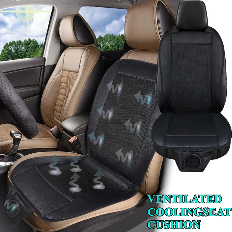 

Universal 12V Adult&Child Summer Cool Air Seat Cushion Quick Blowing Heat Dissipation Cooling Device Refrigerated Seat Cushion