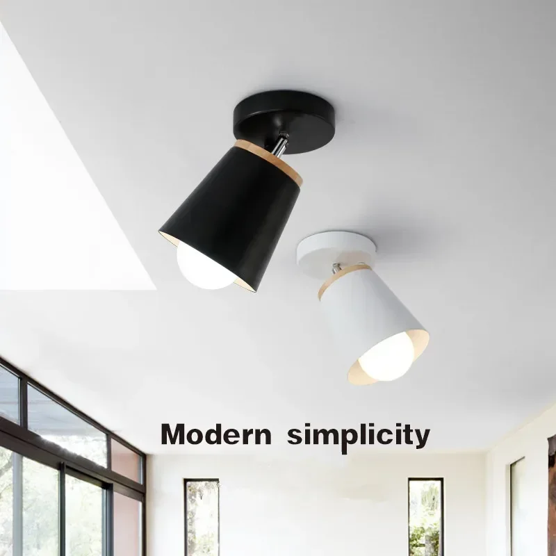 Nordic Style Small Fresh Restaurant Spotlights Children's Room Entrance Installation Corridor Aisle Lights Simple Ceiling Lights