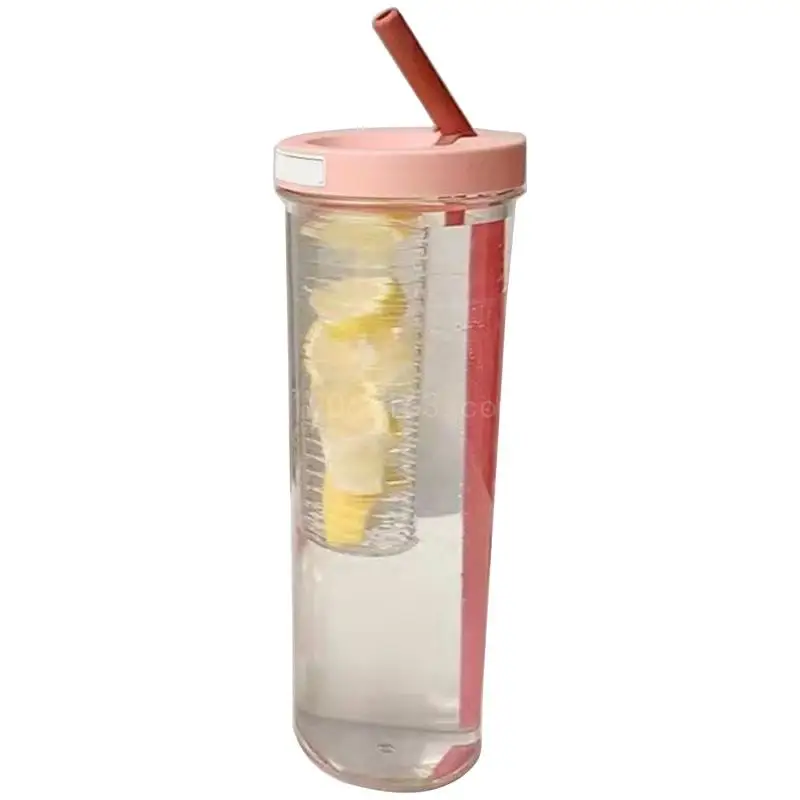 Girls Kids Water Bottle Water Cup with Straw 4 Colors to Choose