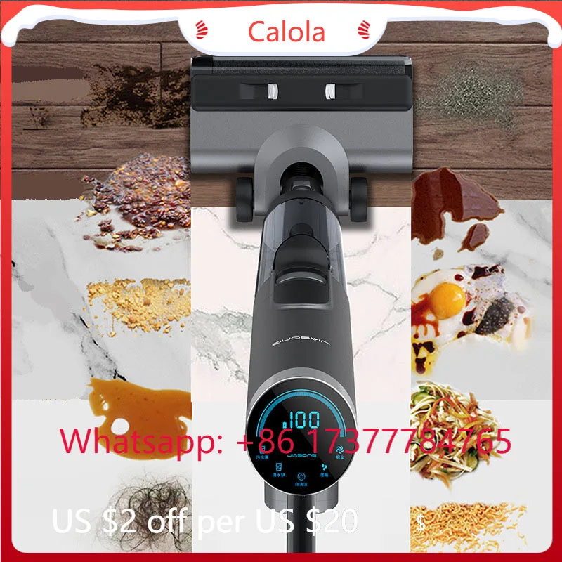 Jinchuan D12 Smart Wet Dry Vacuum Cleaner 15000Pa Upright Self Cleaning Hard Floor Machine