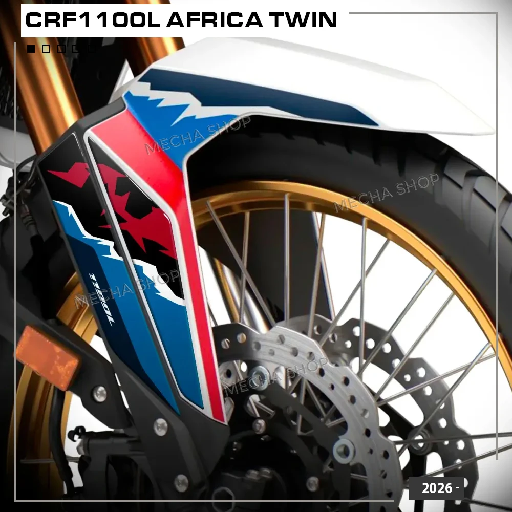 

Motorcycle Accessories 3D Epoxy Resin Sticker Protection Kit Fuel Tank Pad For CRF 1100L Africa Twin CRF1100 2024 2025 2026