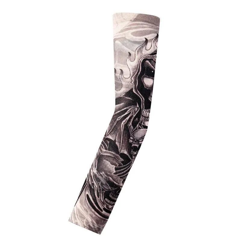 Set de 12 Pièces Manchons de Bras de Tatouage Faux Manchettes