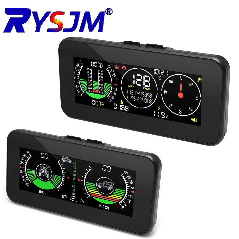 

﻿M50/M60 Head-Up Display GPS Inclinometer Auto Electronic Speedometer With KMH MPH Car Accessories Display Speed Slope Meter