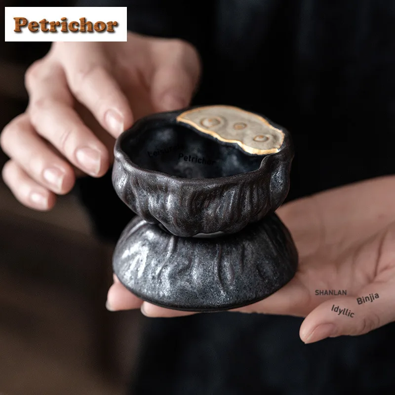 

Печ Fambe Gilt, сепаратор для чая, винтажный фильтр для чая, дозатор, бытовой чайник, фильтр для чая, коллекция чайной церемонии, подарок