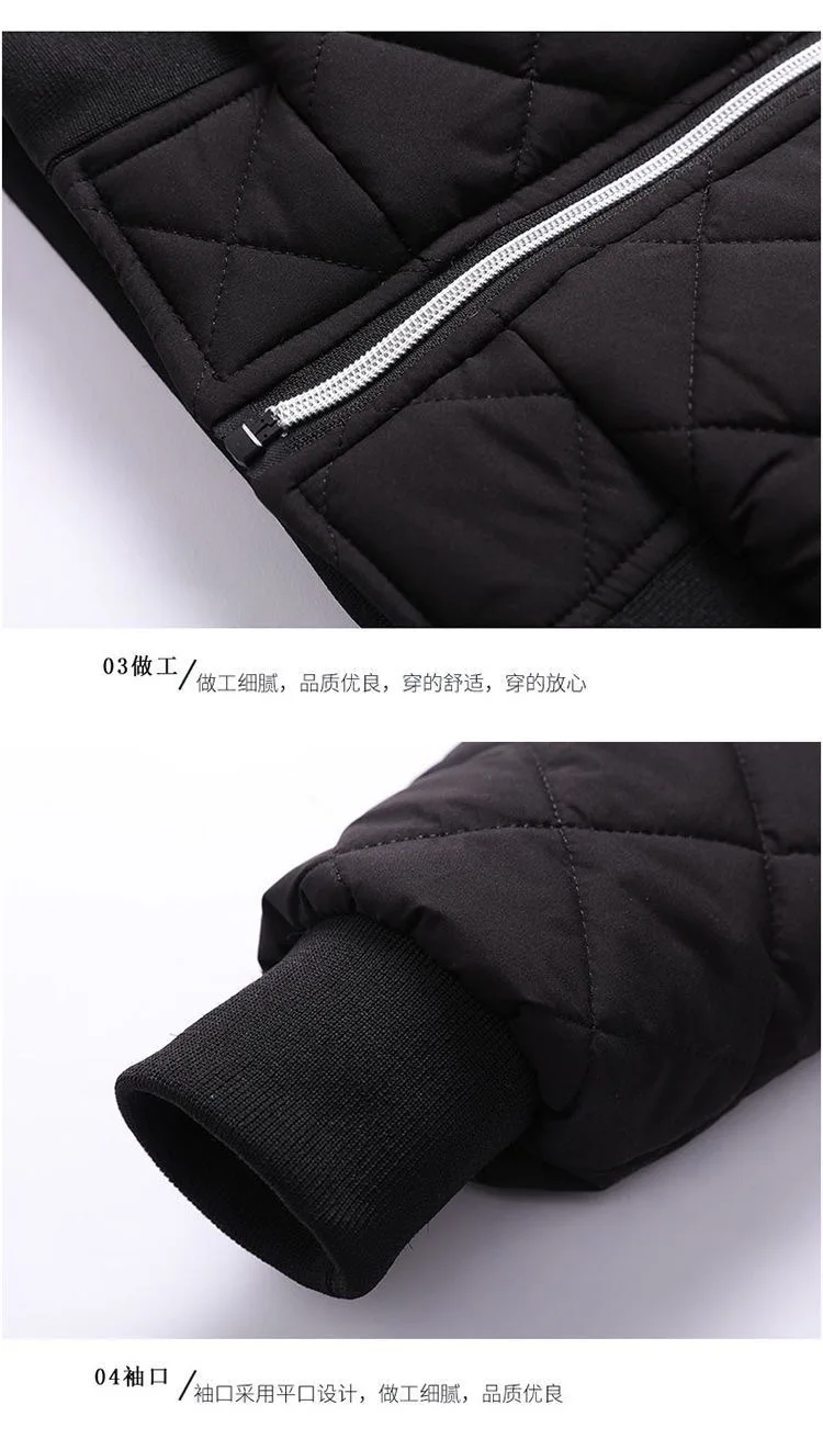 2026 Men's Thick Warm Bomber Jacket Coats Autumn Winter Fleece Lined Casual Jacket for Men Slim Fit Winter Clothing Parkas 5XL