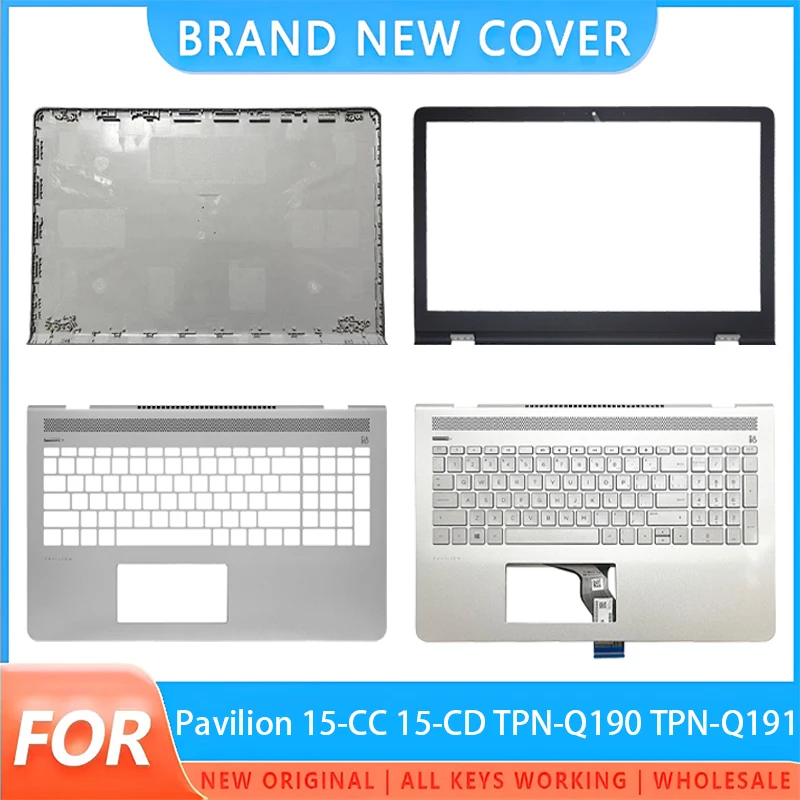 НОВИНКА для ноутбука Pavilion 15-CC 15-CD TPN-Q190 TPN-Q191, задняя крышка ЖК-дисплея/передняя панель/верхняя подставка для рук/клавиатура/динамик