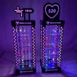 Rechargeable Ferris Wheel LED Shot Glass Display Stand VIP Bottle Presenter and Glorifier for Bars Nightclubs and Event Parties