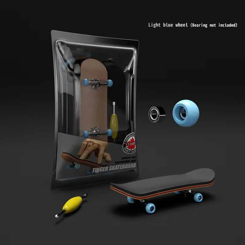 Creatieve Mini Vijf-Laags Esdoorn Met Lichtmetalen Velgen Vingertop Skateboards Speelgoed Desktop Spel Speelgoed Kids Decompressie Speelgoed Geschenken