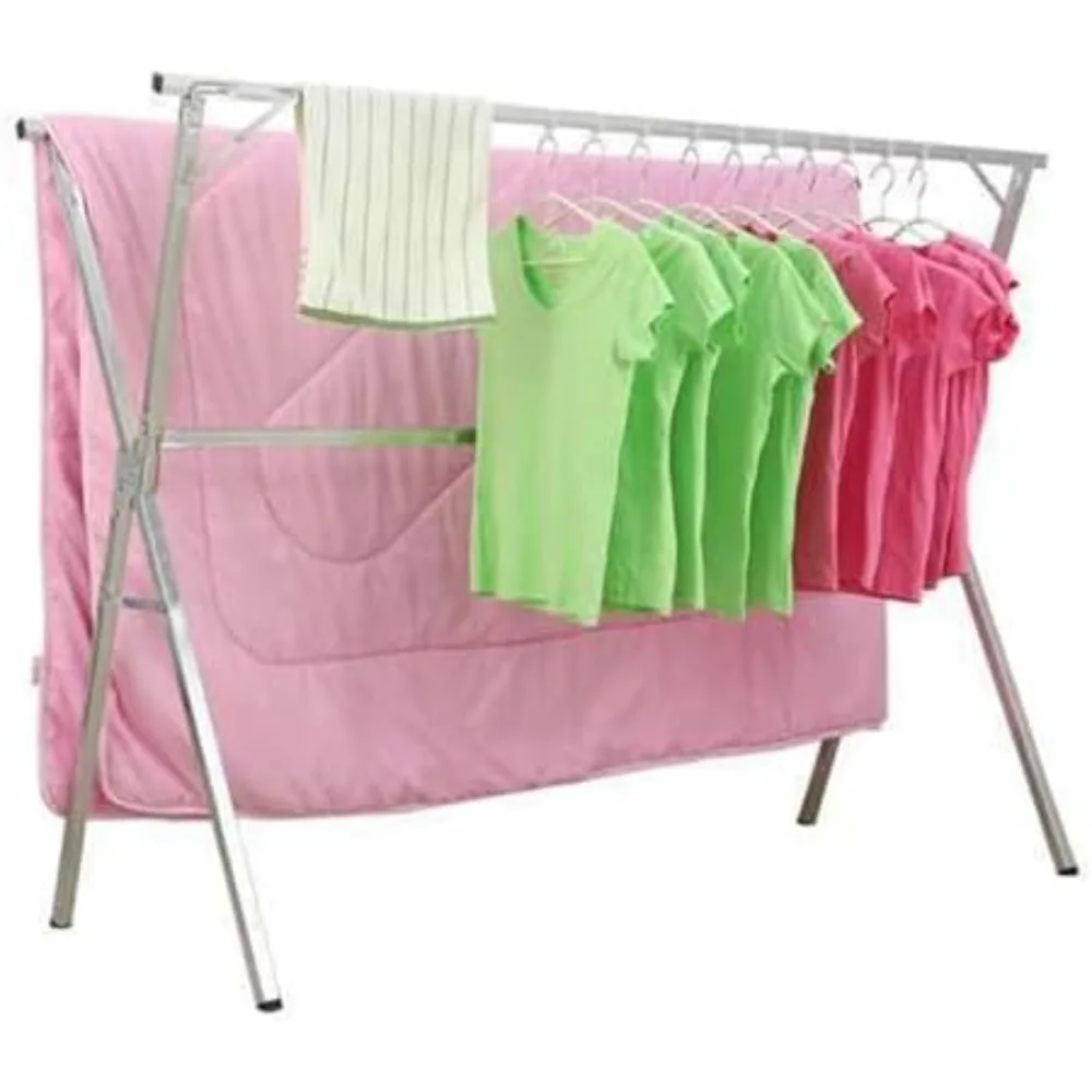 

Drying Rack for Clothes Foldable, Clothes Drying Rack Outdoor, Laundry Drying Rack Hanger, Laundry Stand Stainless Steel, Laundr