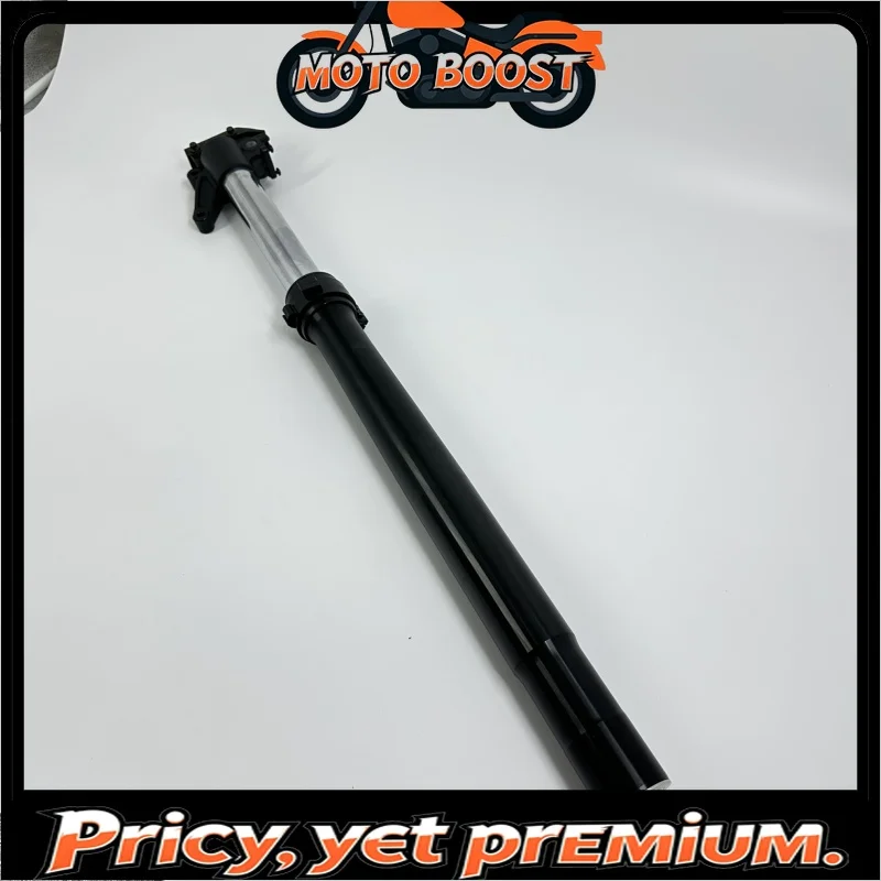 

【Premium quality】Motorcycle FRONT FORK - WITH CNC SILVER CAP - LH - BLACK For MUTT Motorcycle Original Parts MPT-1115