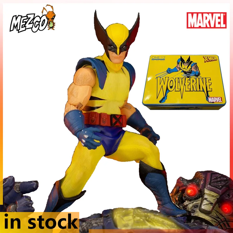 

Mezco Toyz Original 1/12 Marvel Collective Series Wolverine Steel Box Deluxe Edition Action Figure Model Toys Gifts for Boys