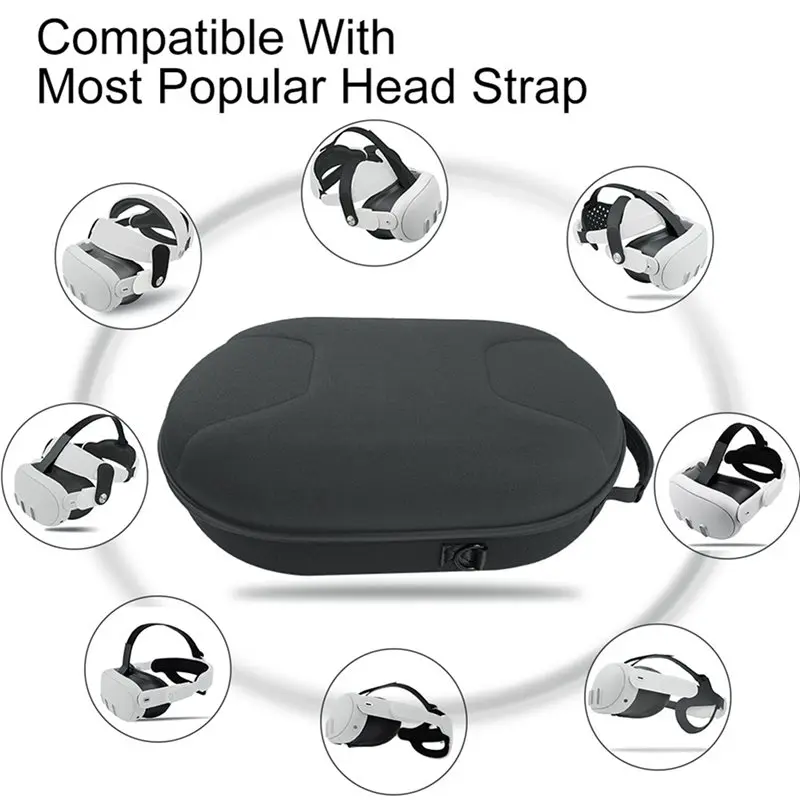 A52T 4X VR Carrying Case For Oculus Portable Storage Bag Handlebar Suitcase For Travel Box