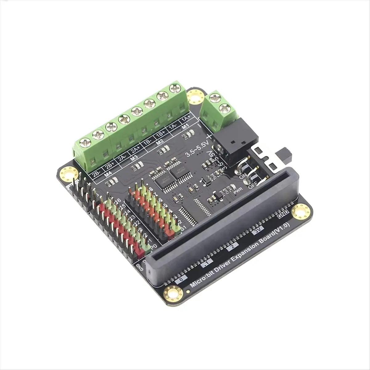 ♋♐…BUY  Micro-Driver Driver Expansion Board 4-Way Motor Drives 8-Way Servo Interfaces for Micro-Bit UNIHIKER M10 and K10