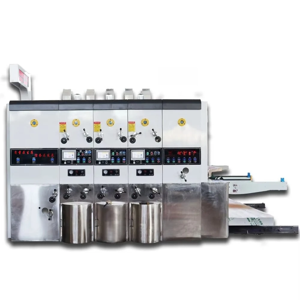 Customized Cardboard Box Printing Machine, Fully Automatic Printing, Slotting, and Die-cutting Integrated Machine view 2