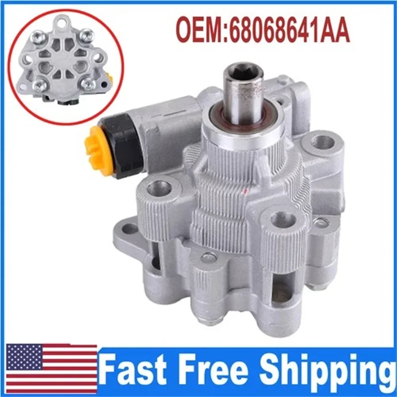 

Power Steering Pump Compatible for WK2 GrandCherokee Durango 2011-2015 5.7L 68068641AA