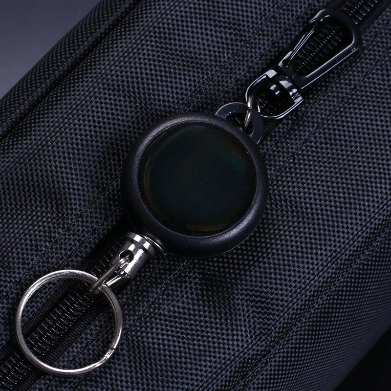 1Pc Badge Reels Backpack Pendant Clip Anti-lost Keychain Retractable ID Work Pass Card Clip Badge Reels for Staff Nurse