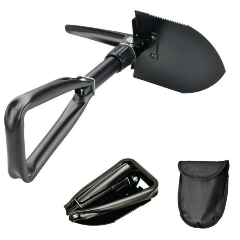 

Складная портативная лопата для кемпинга, уличная лопата для самообороны, сумка для хранения инструментов для выживания