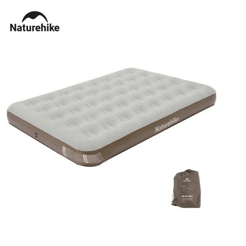 Naturehike 2024 New Camping Air Mattress 2 Person High Load Thicken Sleeping Bed Hiking Fast Inflation Household Air Mat