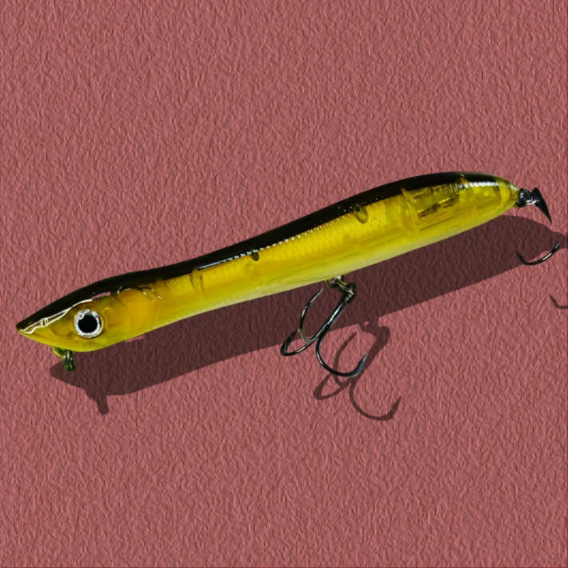 باتشينكو 100/140 توبواتر بوبر الصيد السحر الغزل المتذبذب Stickbait سطح العائمة الطعوم مخطط باس Bluefish بونيتو