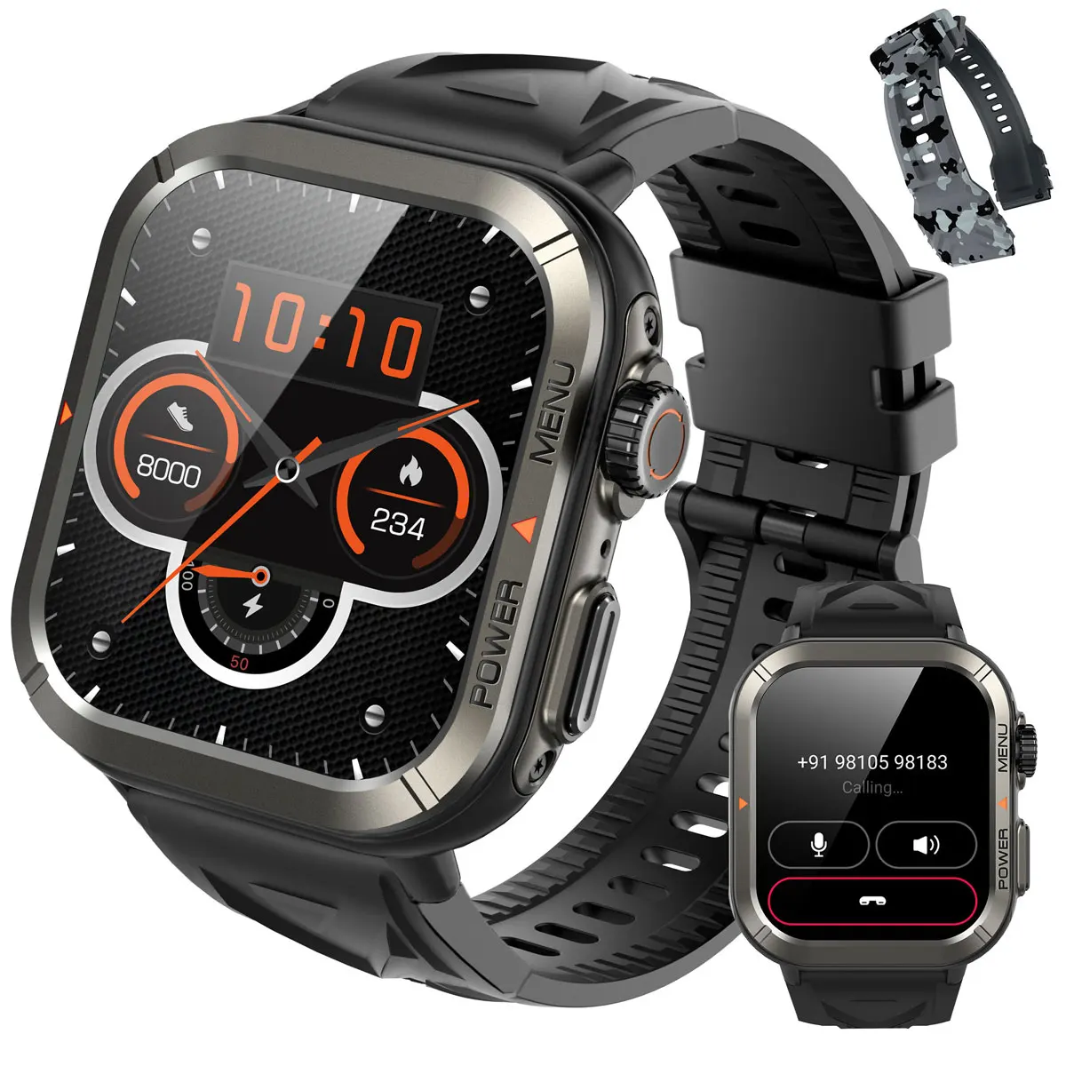 

Blackview W30 Smart Watch 1.91 inch Display Waterproof Smartwatch Bluetooth Calling Fitness Tracking Woman Man Watches for Gifts
