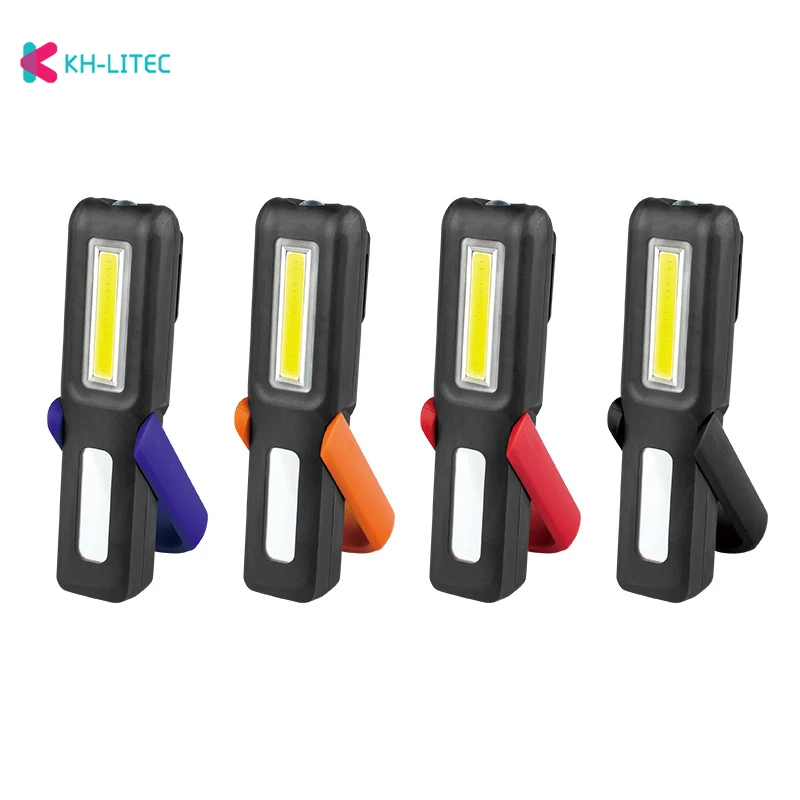 XPE+COB LED Flashlight Work Inspection Torch Light Outdoor Handy Portable Lantern USB Rechargeable Hanging Lamp by Magnet Hook