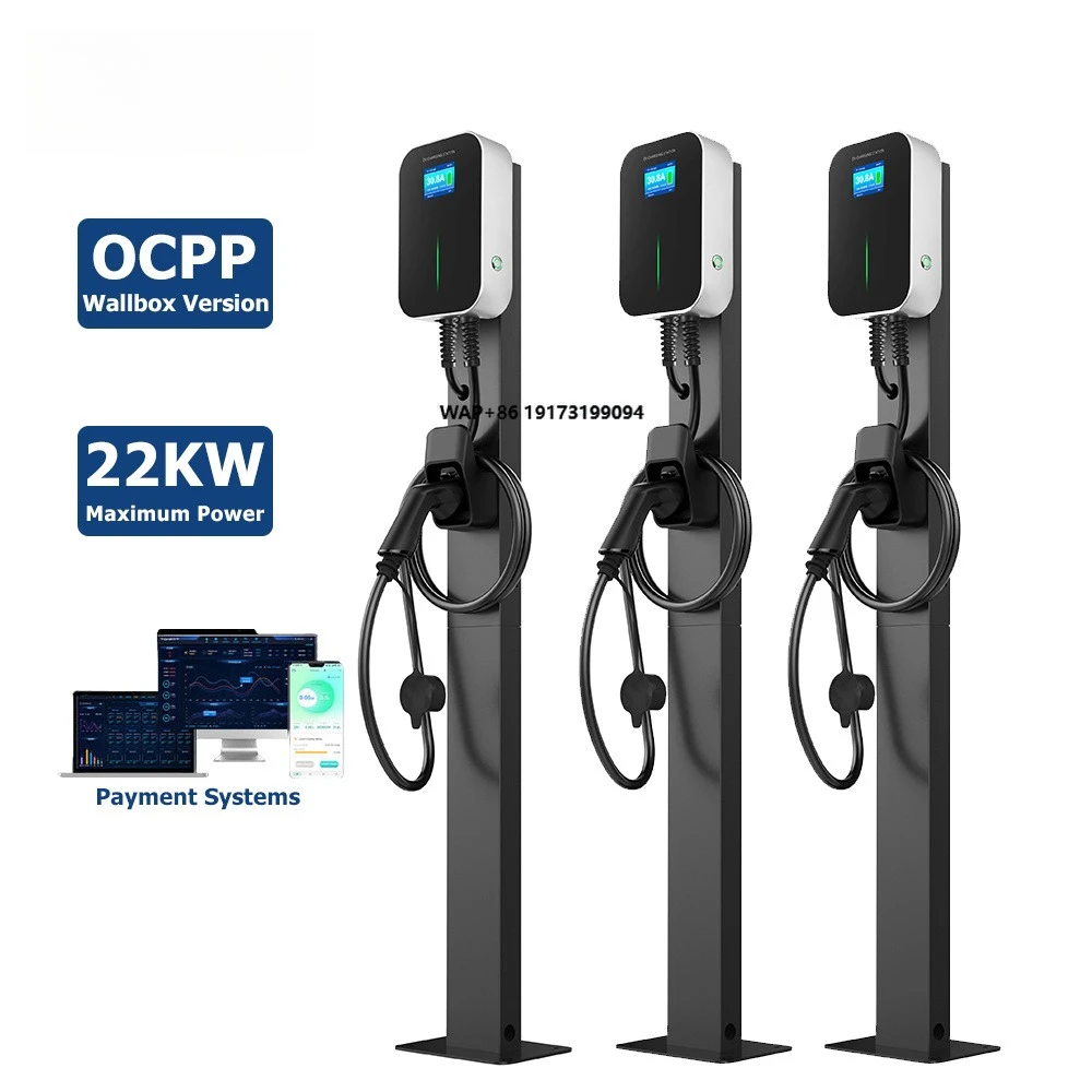 

Factory OCPP 1.6J Wallbox RFID Card 22kW EV Wall Charger Electric Car Charging Station