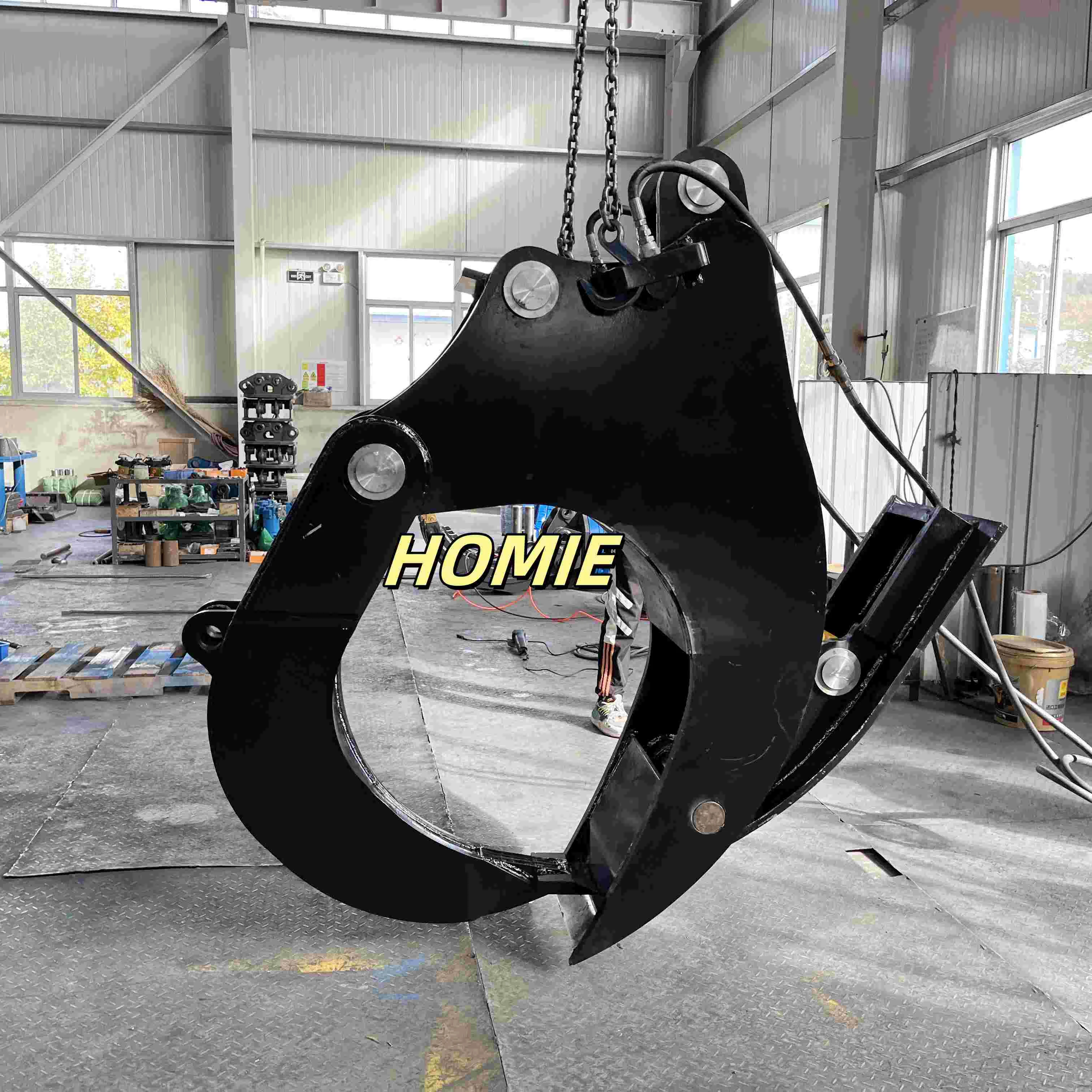 Aliexpress Hot Sale 18T 20T Excavator Mounted Hydraulic Stump Puller, Powerful Tree Uprooting Equipment