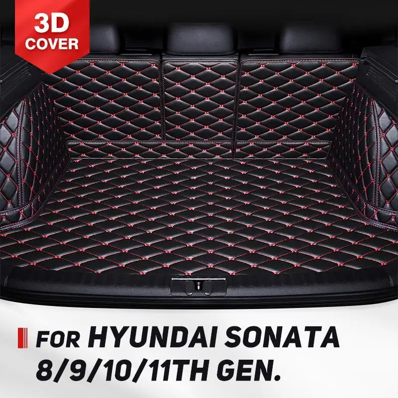 

Для Hyundai Sonata 8th 9th 10th 11th Gen. Sedan Auto полное покрытие коврик для багажника автомобильный грузовой подкладка аксессуары для интерьера