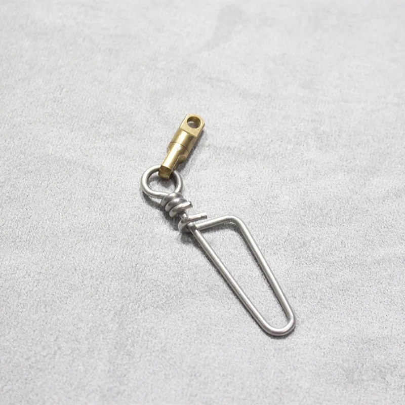 Conector giratorio de pesca con pin de cobre goma y acero inoxidable - imagen 4