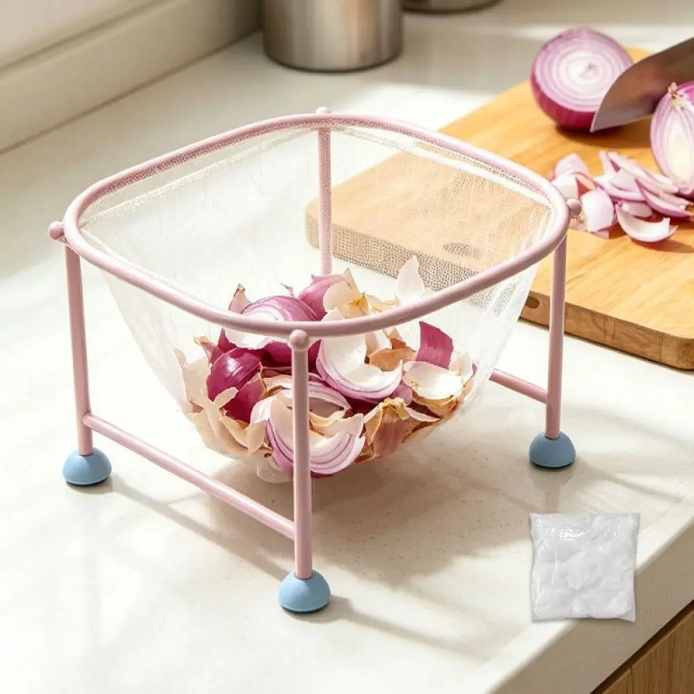 Kitchen Sink Drain Rack Disposable Filter Net Bag Waste Catcher Food Scraps Stopper Organizer Cleaning Helper Tool