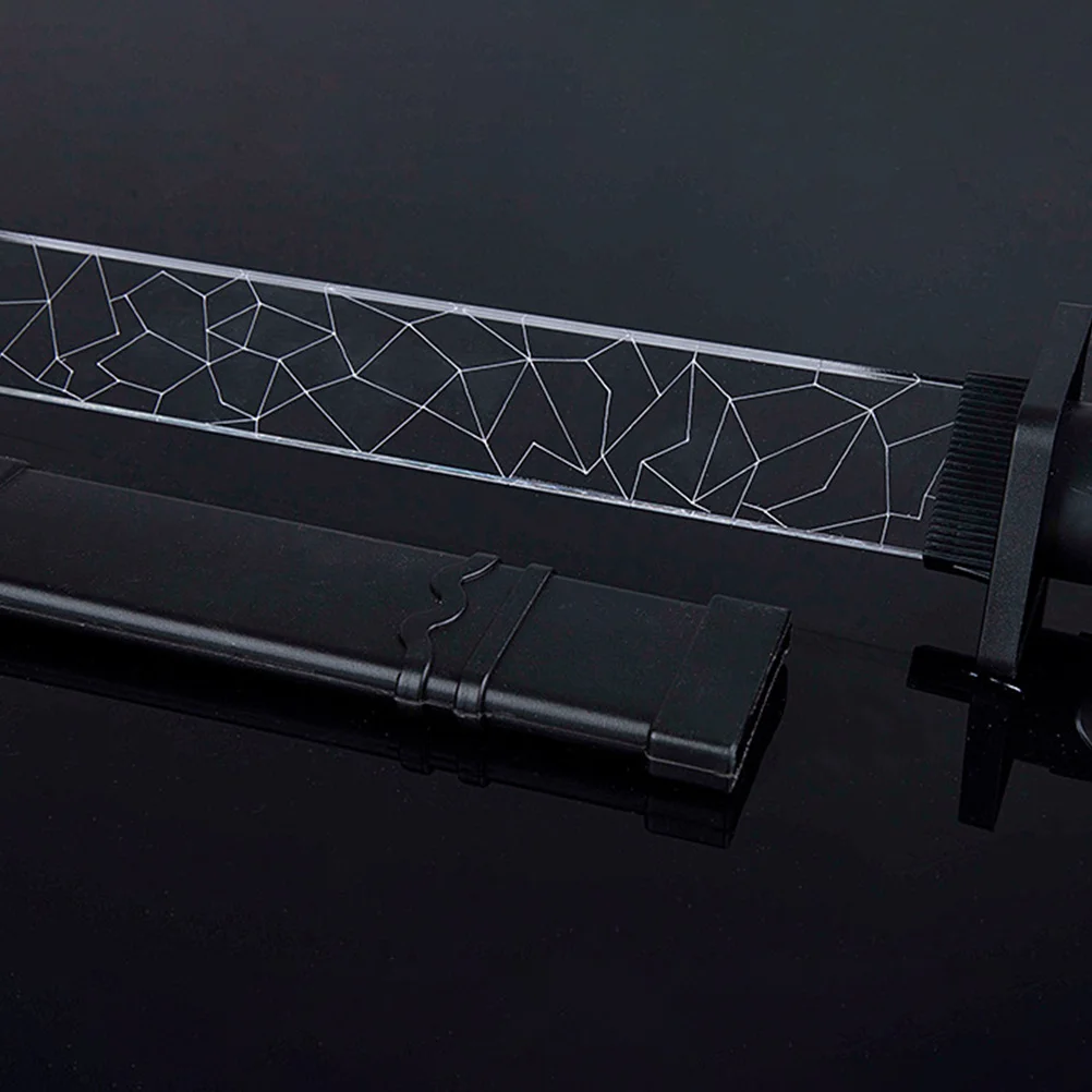 Épée jouet lumineuse résistante à l'usure, Style japonais pour enfants, fête interactive, Cosplay amusant, Design de fissure fraîche, jeu d'halloween