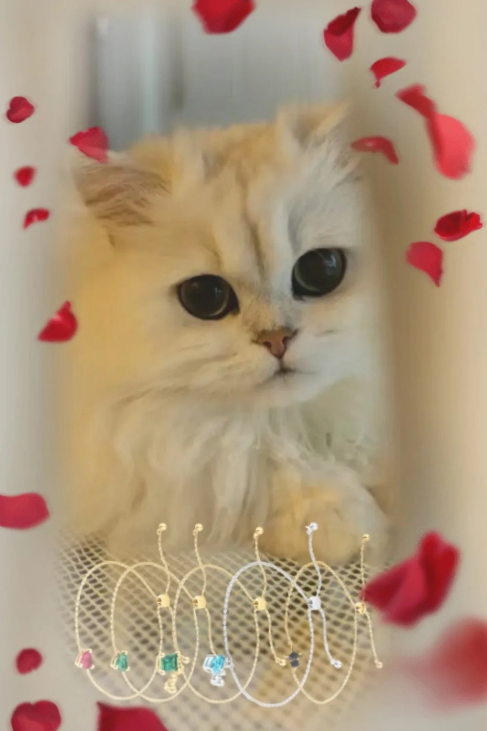 

2025 Cat Accessories Spanish Original Jewelry Gold Plated Green Crystal Adjustable Bracelet Luxury Fashion Ladies Exquisite Gift